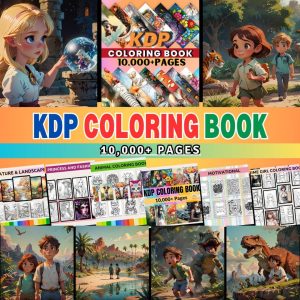 10000-1 10000+ Pages PLR Coloring Books | With Resell Rights