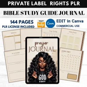 144_Pages_Prayer_Journal_1 144 Pages Editable Bible Study Journal With Resell Rights