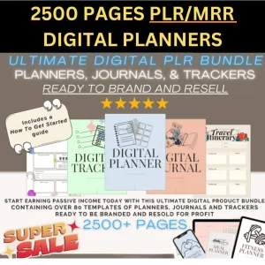 2500-1 2500+ Pages of Premium PLR Planners